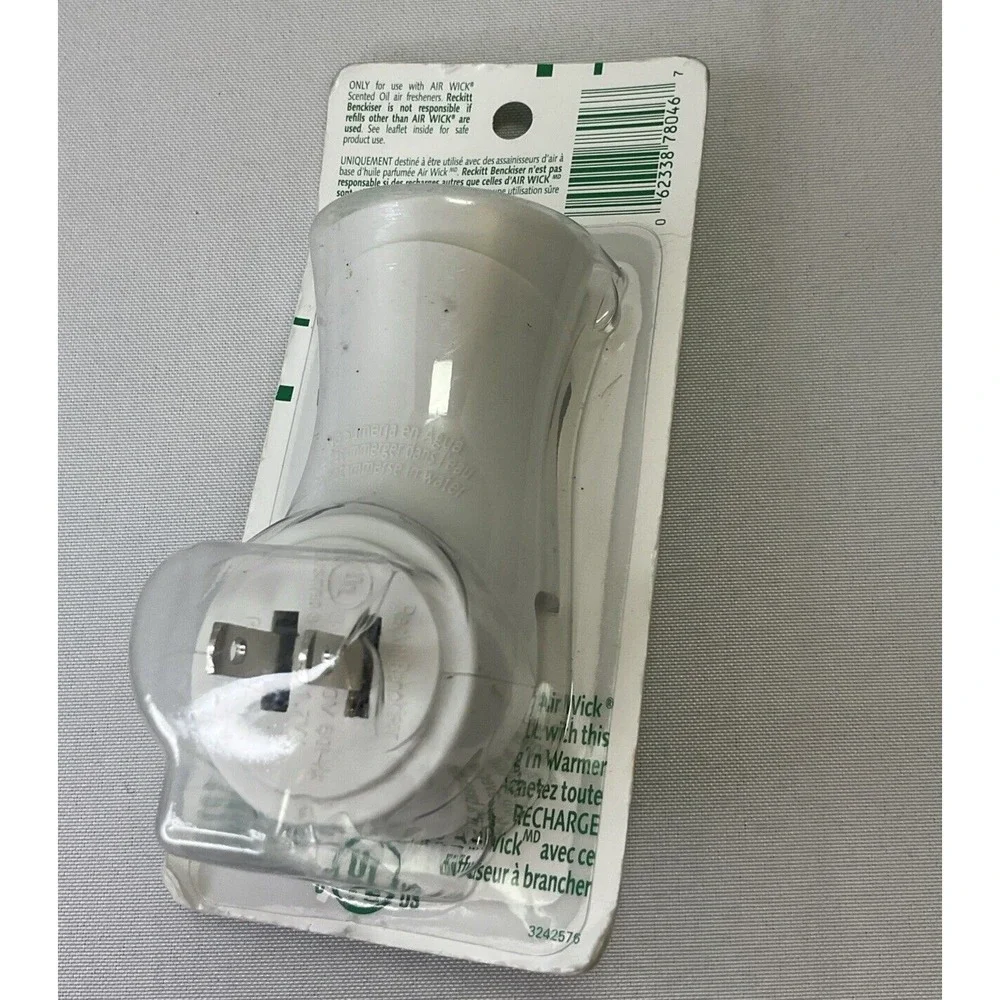 Air Wick plug in Scented‎ Oil Warmer, White, 1 Count, Essential Oils, Freshener